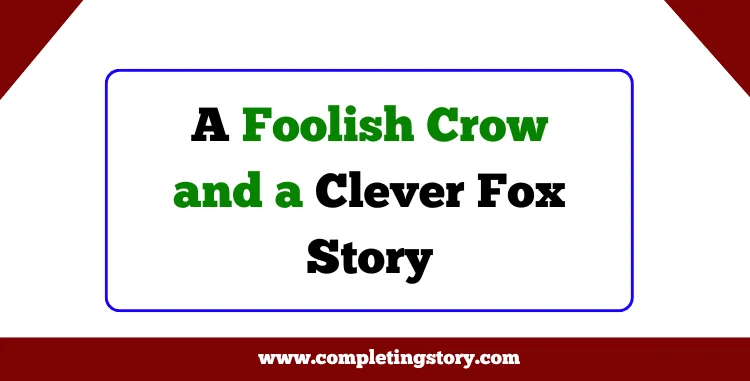 A Foolish Crow and a Clever Fox Story in Bangla