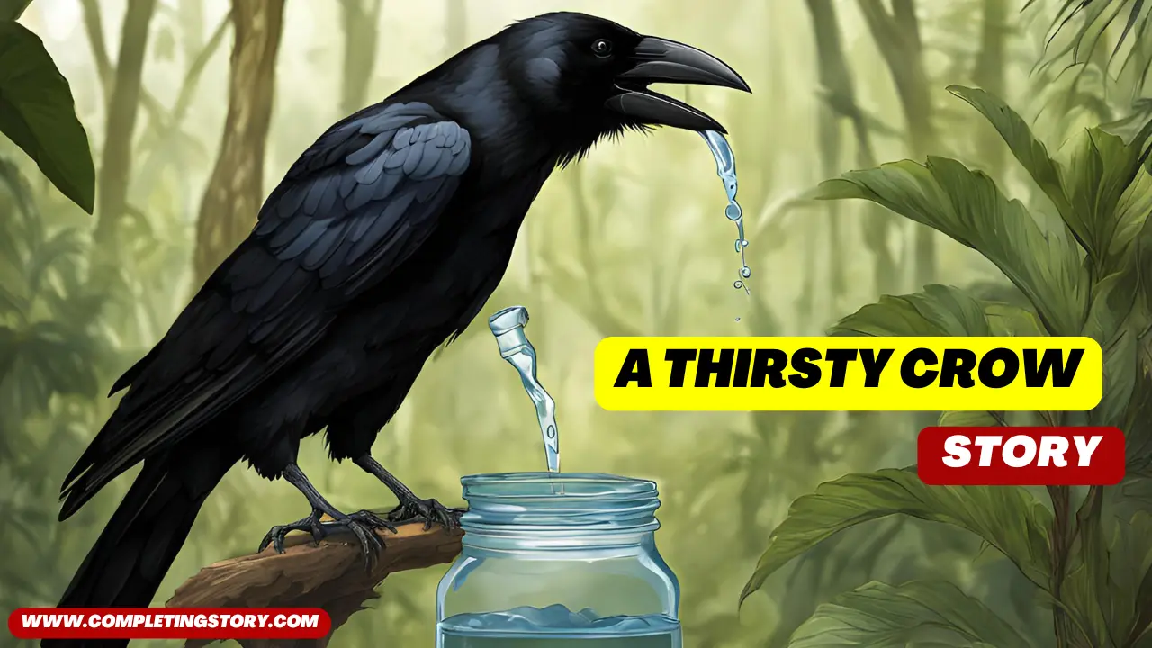 a thirsty crow story