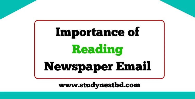 Importance of Reading Newspaper Email