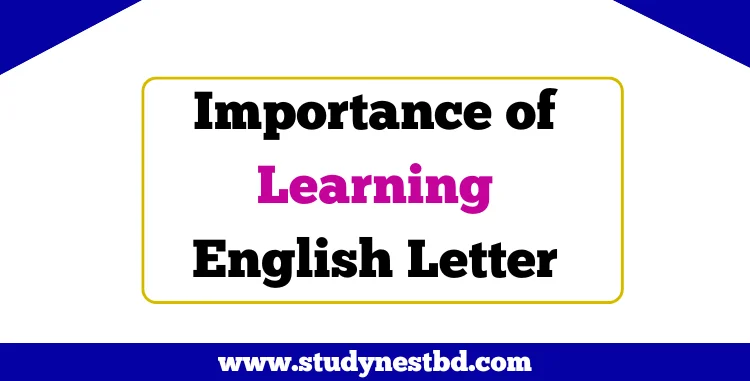 Importance of Learning English Letter